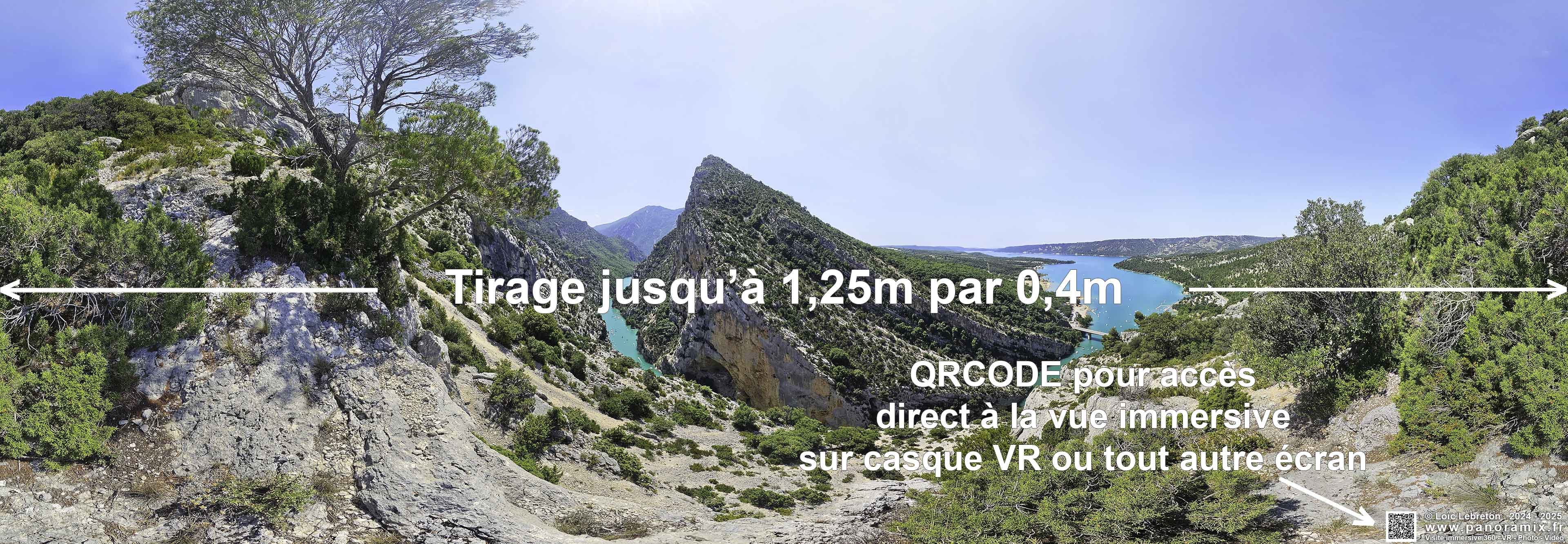 Lac de Sainte-Croix et entrée des gorges du Verdon 1