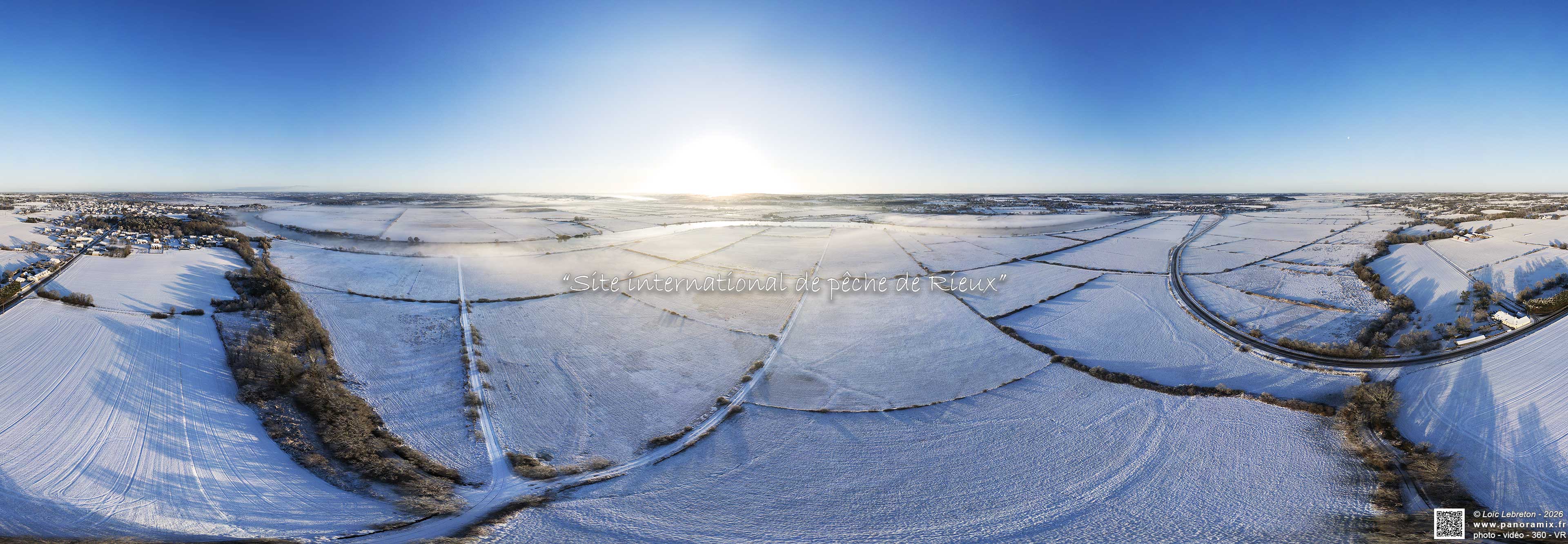Rieux - Vue Sud sous la neige